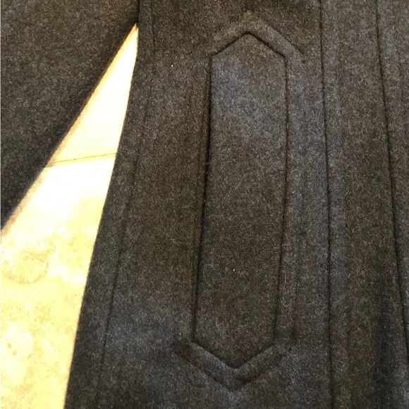 Jason Kole Wool Blend Zipper Women's Coat with hood and pockets - Picture 3 of 6